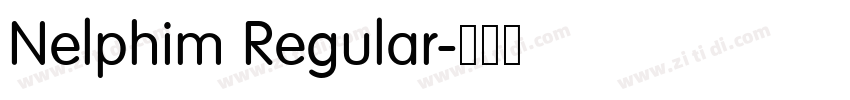 Nelphim Regular字体转换 Nelphim Regular字体转换